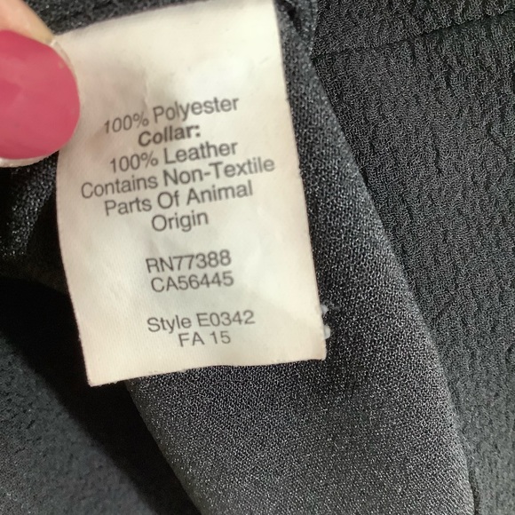 Madewell Leather-Trim Tailored Tee Career - Picture 4 of 4